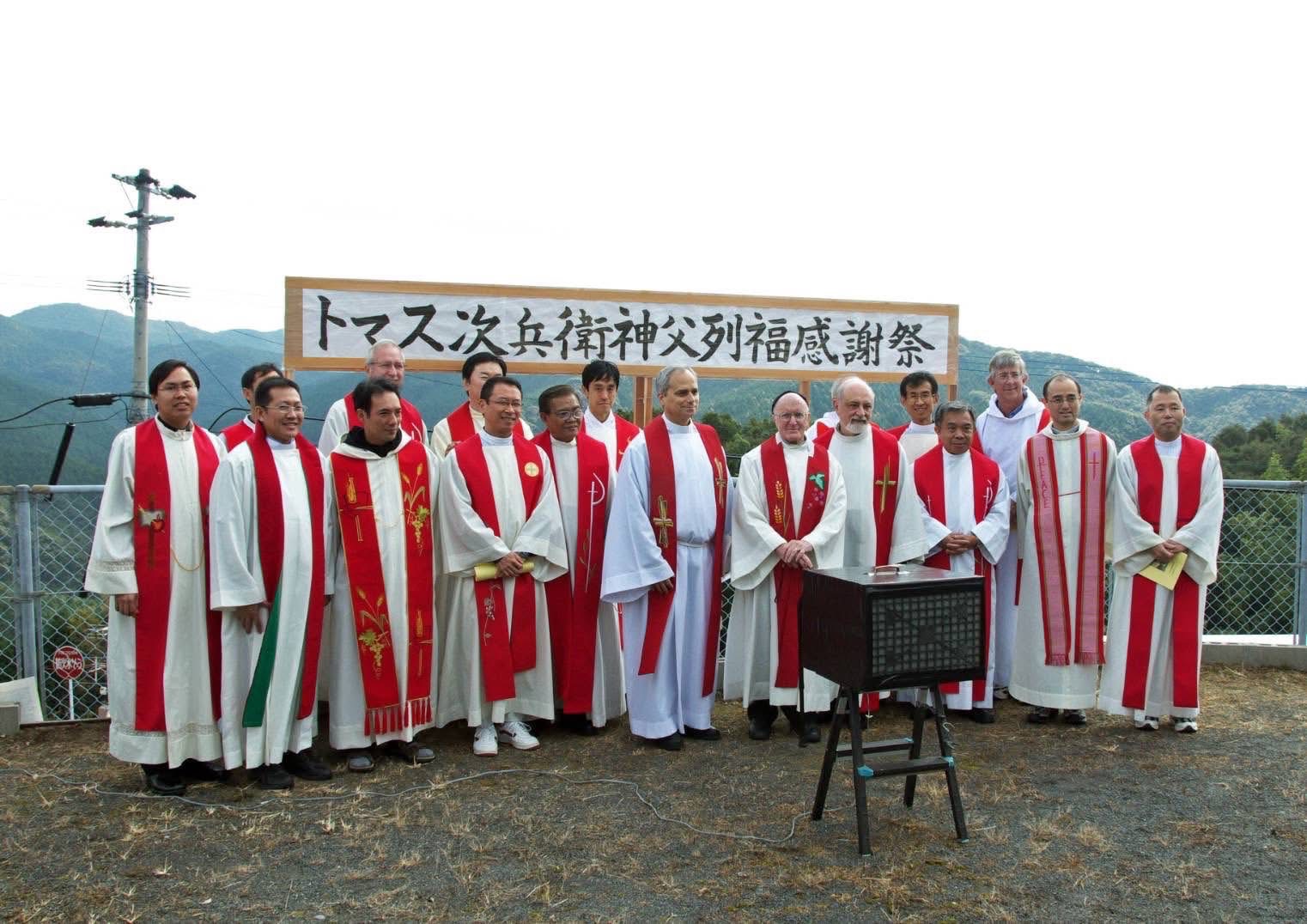 Father Robert Prevost, as Prior General of the Augustinians, visit to Japan in 2008 - パパレオ14世のお写真