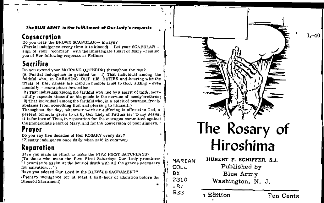 The Rosary of Hiroshima - Fr. Schiffer S.J.