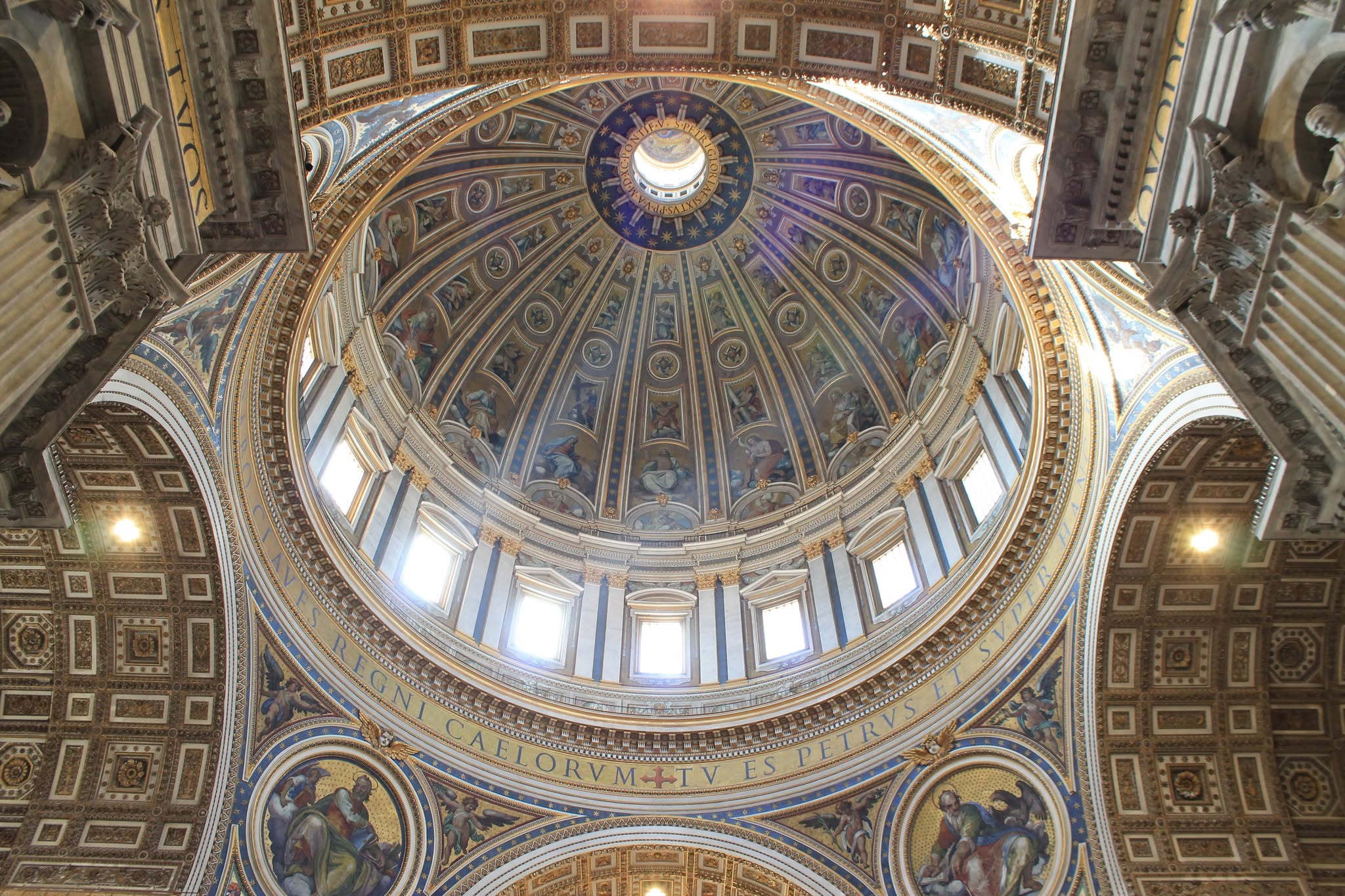 Dome of Saint Peter's Basilica (interior) - Vatican City