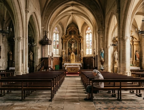 Quiet European Church